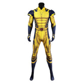Movie Deadpool 3 Wolverine James Howlett Yellow Jumpsuit Outfits Cosplay Costume Halloween Carnival Suit